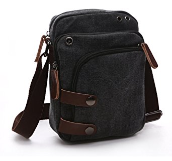Small Vintage Canvas Travel Purse Shoulder Bags Messenger Crossbody Handbag