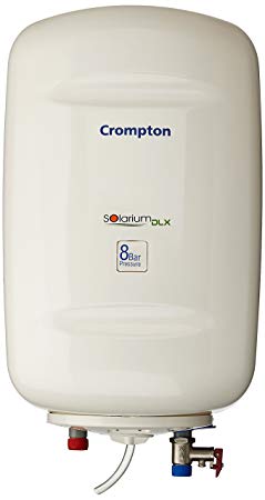 Crompton Solarium DLX SWH810 10-Litre Storage Water Heater (Ivory)