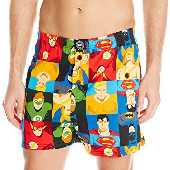 Briefly Stated Men's Hero Squares Knit Boxer