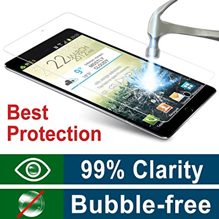 iPad Pro 10.5 Screen Protector, BENOKER Tempered Glass Tablet Screen Protector Film for Apple iPad Pro - 0.2mm, 2.5D Edge, 9H, HD, Bubble Free, Anti-Scratch, Apple Pencil Compatible (10.5 in)