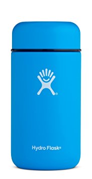 Hydro Flask 18 oz Leak Proof Double Wall Vacuum Insulated Stainless Steel BPA Free Food Flask Thermos Jar, Pacific