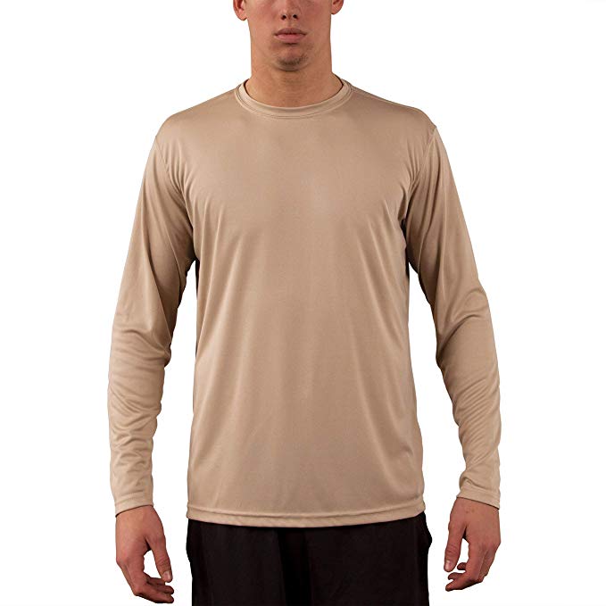 Vapor Apparel Men's UPF 50  UV Sun Protection Performance Long Sleeve T-Shirt