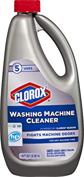 Clorox Washing Machine Cleaner, 30 Ounce Bottle (Package May Vary)