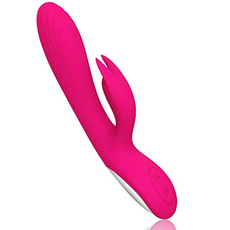 ACVIOO Handle Massager Wand Rechargerable 10-Frequency Speed Mode Silicone Massager for Back，Leg (Pink)