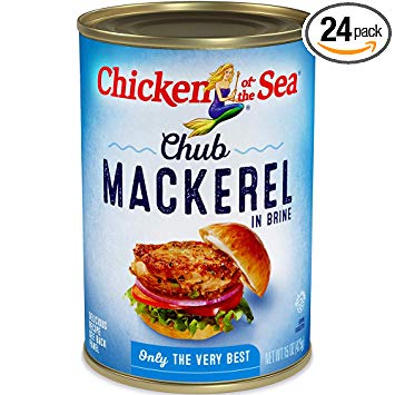 Chicken of the Sea, Chub Mackerel, 15 Ounce (Pack of 24)