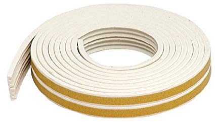 M-D Building Products 2618 All Climate EPDM Rubber Weatherseal for Gaps 1/16-Inch to 1/8-Inch, White