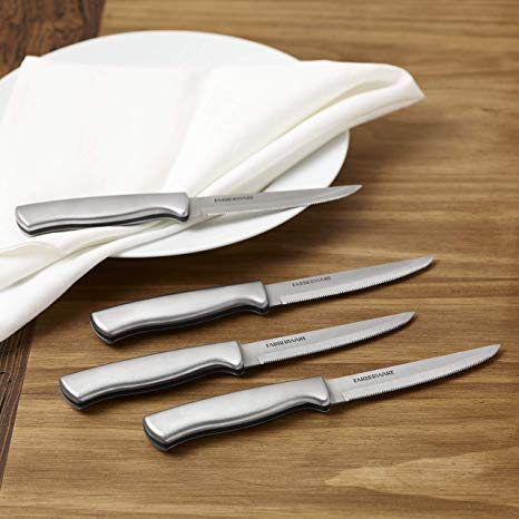 Farberware 4½ Inch Stainless Steel Steak Knives Set (4 Piece Set)