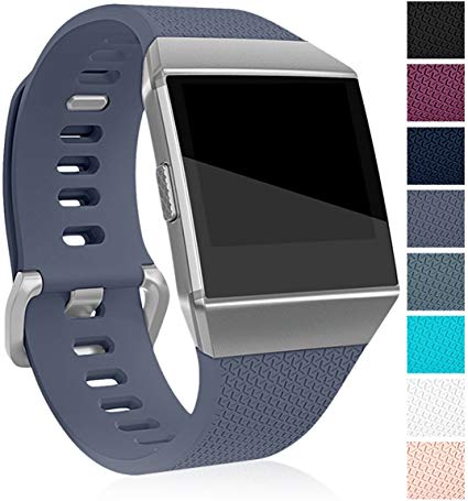 Maledan Replacement Bands Compatible for Fitbit Ionic, Classic Replacement Accessory Wristbands Compatible with Fitbit Ionic Smart Watch, Large Small