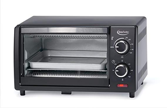 Betty Crocker BC-1664CB Toaster Oven, 0.9 L, Black