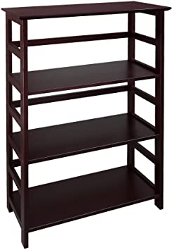 Soho Manhattan 4-Shelf Bookcase 26" Wide - Espresso