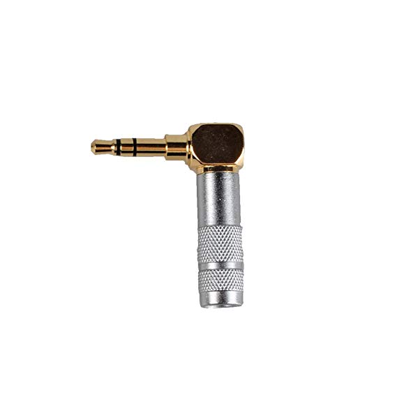 HTTX 3.5mm Audio Stereo Male Jack Soldering Repair Replacement Adapter for TRS Headphone Gold Plated