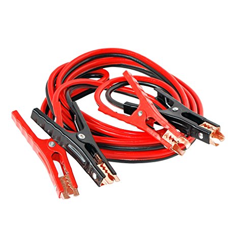 ALEKO CH-NA005 Heavy Duty 6 GA Booster Cable Jumping Cables Power Jumper Auto Battery Booster Cables CCA 16 Feet