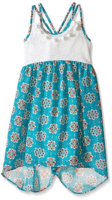 Bonnie Jean Girls' Novelty Sharkbite Hem Dress