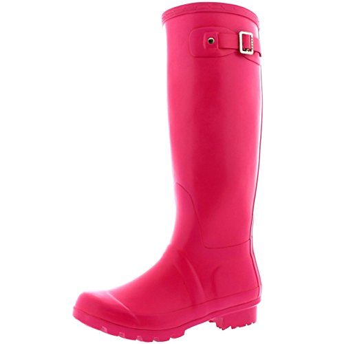 Womens Original Tall Gloss Winter Waterproof Wellies Rain Wellington Boots