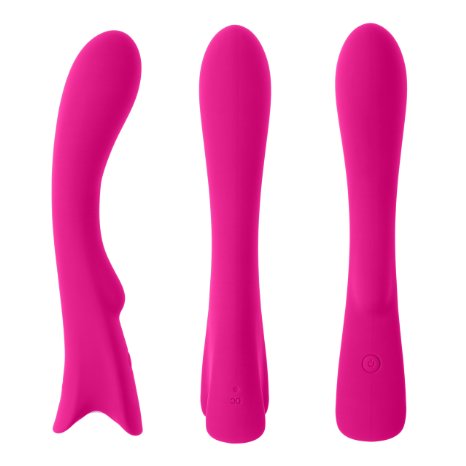 Vibrating Power Wand Massager - Lifetime Guarantee - Rechargeable Waterproof & Wireless - Medical Grade Silicone - 7 Stimulation Modes - Quiet yet Powerful - Best for Men, Women or Couples - Pink