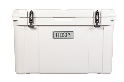 Frosty 85 Roto-Molded Cooler - 5 other sizes 35 45 55 65 120 with Tested Ice Retention up to 10 Days - Extreme Durability (Frosty 85 (85qt))