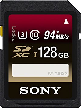 Sony 128GB SDXC UHS-1 Class 10 Memory Card (SF128UX/TQN) (OLD MODEL)
