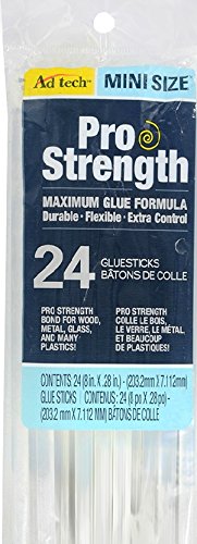 Pro Strength Mini Glue Sticks-5/16"X8" 24/Pkg