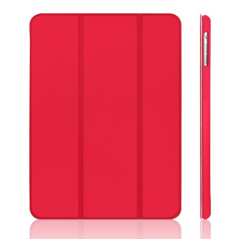 JETech Gold Serial iPad Air Slim-Fit Smart Case Cover for Apple iPad Air iPad 5 with Auto Sleep/Wake Feature (iPad Air, Red)