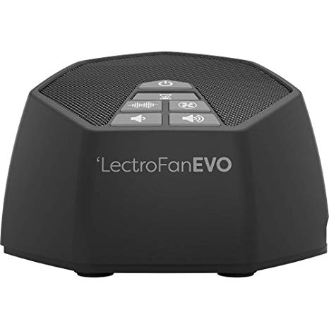 Adaptive Sound Technologies LectroFan Evo White Noise Sound Machine with 22 Unique Non-Looping Fan and White Noise Sounds and Sleep Timer