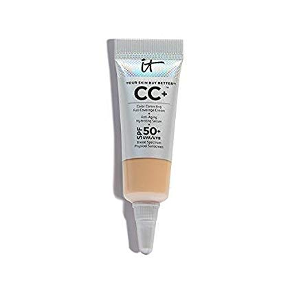 it Cosmetics Your Skin But Better CC  in Light Hydrating and Color Correcting Cream with SPF 50 (Travel Size 4ml)