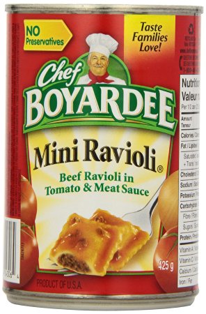 Chef Boyardee Mini Ravioli 8 x 425g