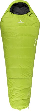 TETON Sports LEEF -7C Ultralight Mummy Sleeping Bag