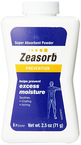 Zeasorb Prevention Super Absorbent Powder, Foot Care, 2.5-Ounce Bottle