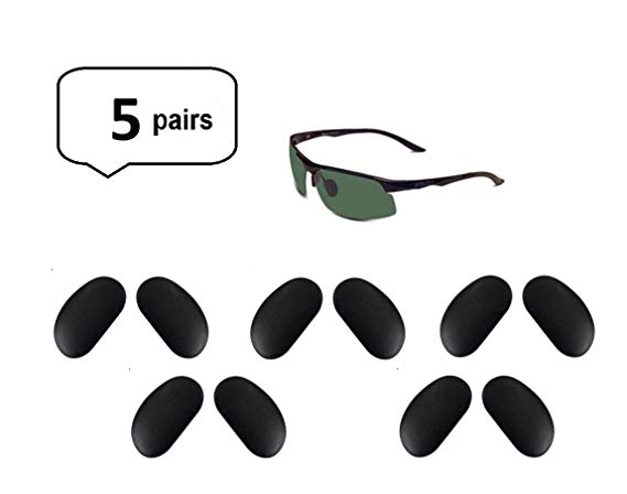 AM Landen Sunglasses Black Silicone Nose Pads Eyeglass Nose-pad Sunglasses Nose Pads