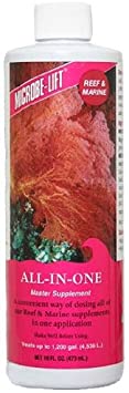 Microbe-Lift All-In-One Master Supplement for Reef Fish Tanks, 16-Ounce