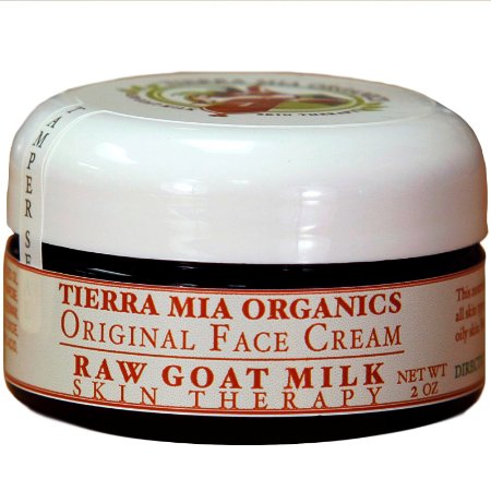 Tierra Mia Organics Raw Goat Milk Skin Therapy Face Care Cream, 2 Ounce