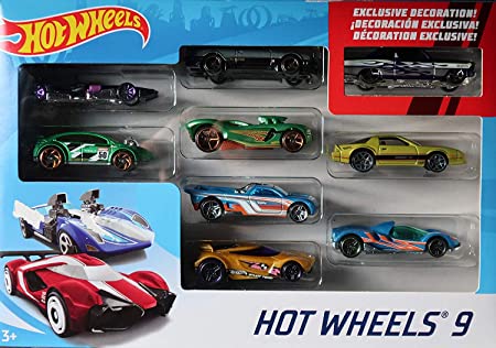 Hot Wheels 9-Car Gift Pack (Styles May Vary)