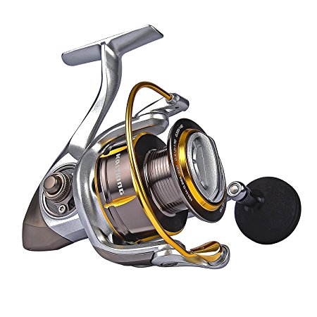 KastKing Kodiak Saltwater Spinning Reel - 39.5 LB Carbon Fiber Drag, All Aluminum, 10   1 Stainless Steel Shielded Bearings, Enhanced Stainless Steel Main Shaft[Christmas Sale!]