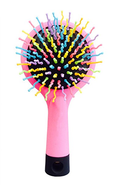 LOUISE MAELYS Detangle Hair Comb Rainbow Detangling Hair Brush for Kids and Adults