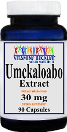 Umckaloabo Extract 30mg Capsules - Cold/Respiratory/Immune System