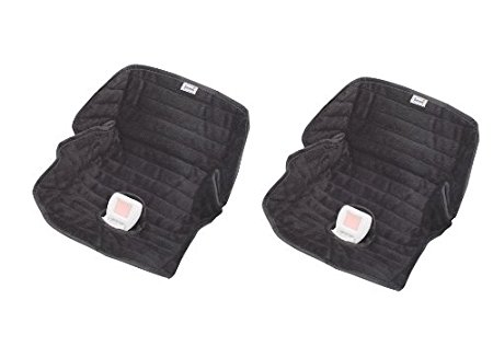 Summer Infant Deluxe Piddle Pad, Black, 2 Pack