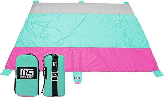Best Deal! HUGE Sand Proof Quick Drying Travel Family Beach Blanket X Large 9 x 10