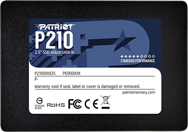 Patriot Memory P210 SATA 3 256GB SSD 2.5 Inch, P210S256G25