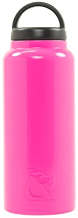 RTIC 215 Double Wall Vacuum Insulated Bottle, 36 oz, Pink