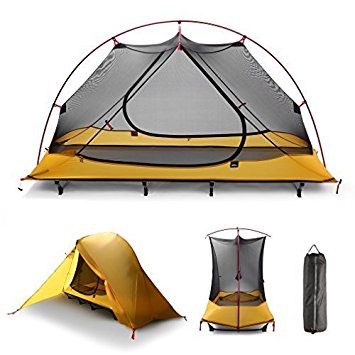 iUcar Portable Camping Tent Cot Off Ground Tent with Carring Bag