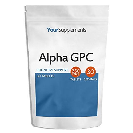 Your Supplements - Alpha GPC Tablets - Pack of 30
