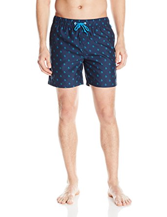 Original Penguin Men's Re-Pete Elastic Waist Swim Trunk