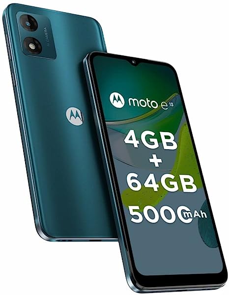 Motorola e13 (Aurora Green, 4GB RAM 64GB Storage)
