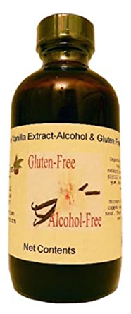 Alcohol Free Gluten Free Vanilla Extract by OliveNation - Add Amazing Flavor to Cakes, Cookies & More - Size of 4 oz