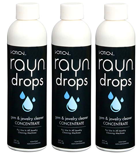 Rayn Drop Ultrasonic Liquid Jewelry Cleaning Solution Concentrate - 8 oz