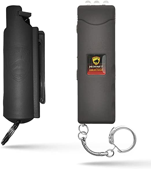 Guard Dog Pepper Spray Stun Gun Combo Pack - Self Defense Keychain Set, Personal Safety Devices for Women, Home Defense & Self Defense Kit