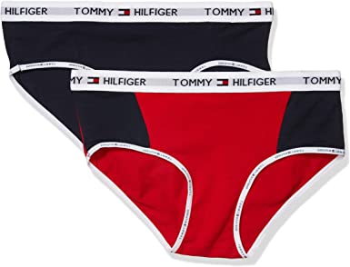 Tommy Hilfiger Women's Cotton Solid Hipster Underwear Panty, Multipack