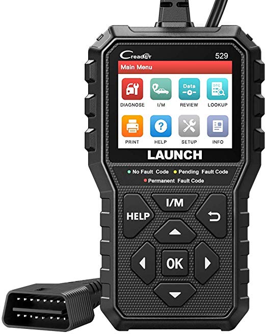 LAUNCH CR529 OBD2 Code Reader Scanner Car Fault Diagnostic Tool, to Turn Off Check Engine Light, Pass Emission Test, Advanced Ver. of CR329