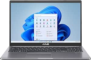 ASUS Vivobook 15.6"" FHD (1920x1080) Touchscreen Laptop | Intel i5-1135G7 4-Core | Intel Iris Xe Graphics | WiFi | USB-C | HDMI | 720HD Camera | 36GB DDR4 1TB SSD | Win10 Pro, Slate Grey, F515EA