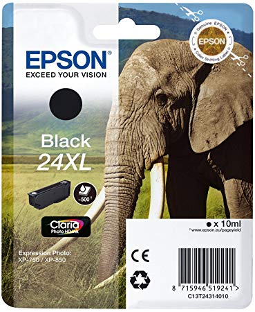 Epson  C13T24314012 24XL Series Elephant Ink Cartridge - Black